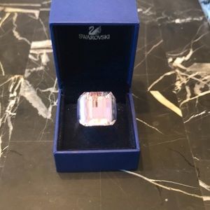 Signed Daniel Swarovski Rosaline Glacier Ring